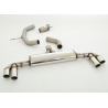 Ligne Duplex d’échappement sport Inox en inox 76mm Audi TT 8J 1.8l TFSI (118kw/160Cv) 2006 - 2014 Coupe & Roadster