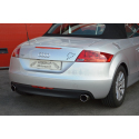 Pot Duplex d’échappement arrière en inox 76mm Audi TT 8J 1.8l TFSI (118kw/160Cv) 2006 - 2014 Coupe & Roadster