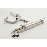 Ligne d’échappement Cat-Back Inox 76mm Audi TT 8J 1.8l TFSI (118kw/160Cv) 2006 - 2014 Coupe & Roadster