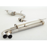 Ligne d’échappement Inox 76mm Audi TT 8J 2.0l TFSI Quattro (147Kw/200Cv) 2006 - 2014 Coupe & Roadster