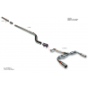 Ligne d'échappement Inox Groupe N Renault Clio 3 RS 2.0i 16V 197cv 2006 - 2009 Rc Racing