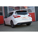 Ligne d’échappement sport Inox 76mm Nissan Juke F15 Pulsar C13 1.2 DIG-T (85kw/115Cv) 10/2014 - 06/2018