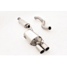 Ligne d’échappement sport Inox 76mm Nissan Pulsar C13 1.6 DIG-T (140kw/190Cv) 10/2014 - 06/2018