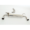 Pot Duplex d’échappement arrière en inox 70mm Nissan Qashqai J11 1.6 DIG-T (120kw/163Cv) 07/2017 - 03/2021