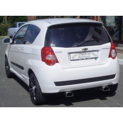 Pot Duplex d’échappement arrière en inox Chevrolet Aveo T250 1.2l (62kw/84Cv) 3/5Puertas 2008 - 2011