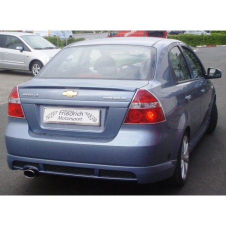 Silencieux d’échappement arrière inox Chevrolet Aveo T250 1.2l (62kw/84Cv) Berlina 2008 - 2011