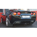 Ligne Duplex d’échappement sport Inox 76mm Chevrolet Corvette C6 6.0l V8 Coupe & Cabrio (298kw/406Cv) 2005 - 2013