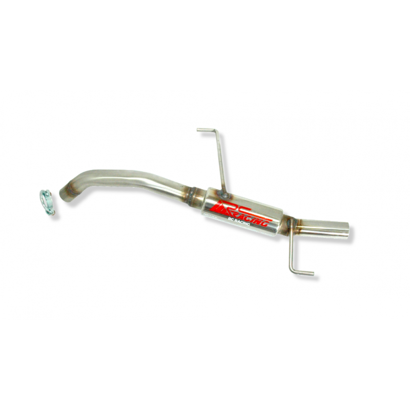 Pot d'échappement arrière Groupe N Inox Alfa Romeo 147 1.6I 16V TWIN SPARK 120cv 2000 - 2010 Rc Racing