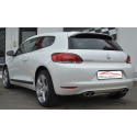 Silencieux Duplex d’échappement arrière inox VW Volkswagen Scirocco III 1.4 TSI (92Kw/125Cv) 04/2014 - Hoy