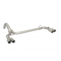 Tubes arrières duplex en inox g/d group n 60 mm Abarth 696 Typ 312 1.4 T-Jet (121Kw/165Cv) 2009 - Hoy