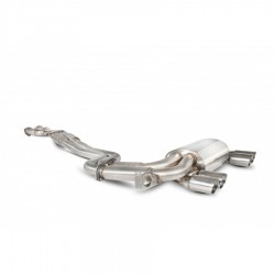 Ligne d'échappement Cat-Back Scorpion BMW E46 M3 3.2 343/360cv 2001 - 2006 Inox