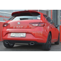 Pot d'échappement arirère Inox Seat Leon MK3 (5F) 2.0l TDI (184Cv/135Kw) 2012 - 01/2020