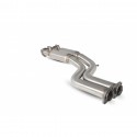 Tube Afrique , suppression catalyseur Scorpion BMW E46 M3 3.2 343/360cv 2001 - 2006 Inox