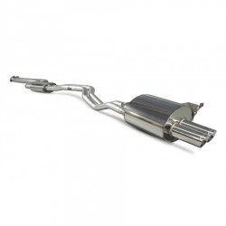 Ligne d'échappement Cat-Back Inox BMW Z4(E85) 2.5 si 218cv Roadster 2006 - 2009 Scorpion