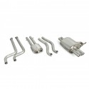 Ligne d'échappement Cat-Back Inox BMW Z4(E85) 2.5 si 218cv Roadster 2006 - 2009 Scorpion