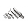 Ligne d'échappement sport INOX Cat back TA-TECHNIX Seat Leon (typ 1M) 1.6 i 101cv 1999 - 2006