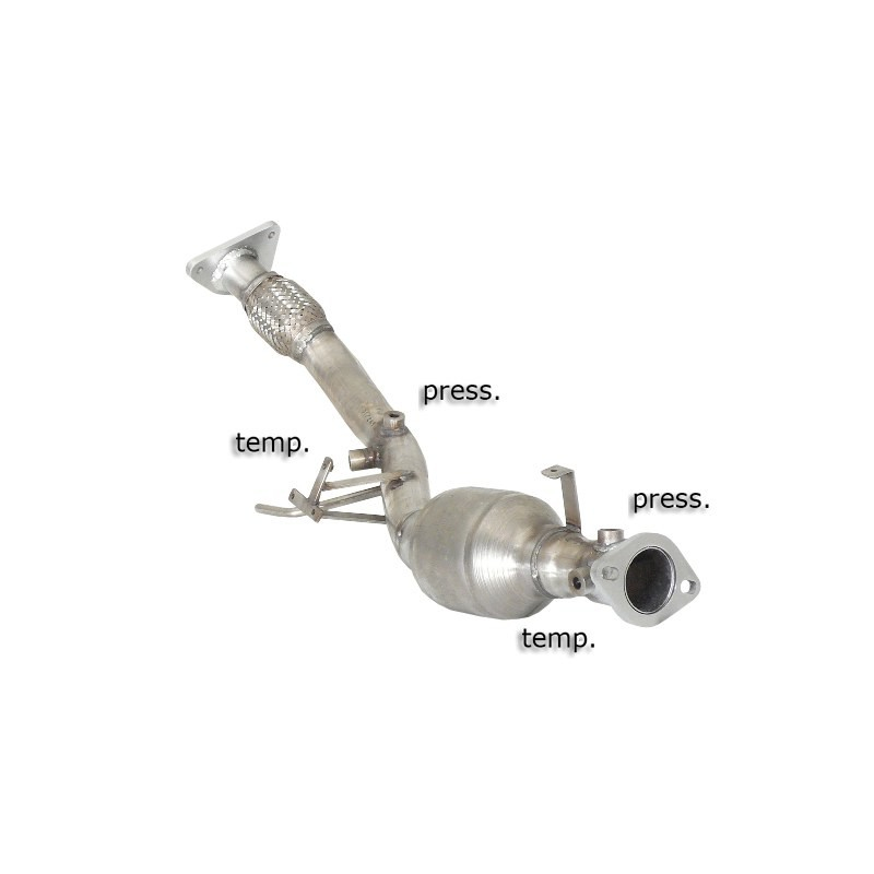 Catalyseur Groupe N pour replacement FAP Renault Koleos 2.0DCI (110KW) 2008 - 2015