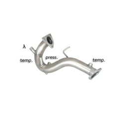 Tube Décatalyseur + Suppression FAP en inox Audi A4 2.7TDI V6 (140KW) 06/2007 - 2011