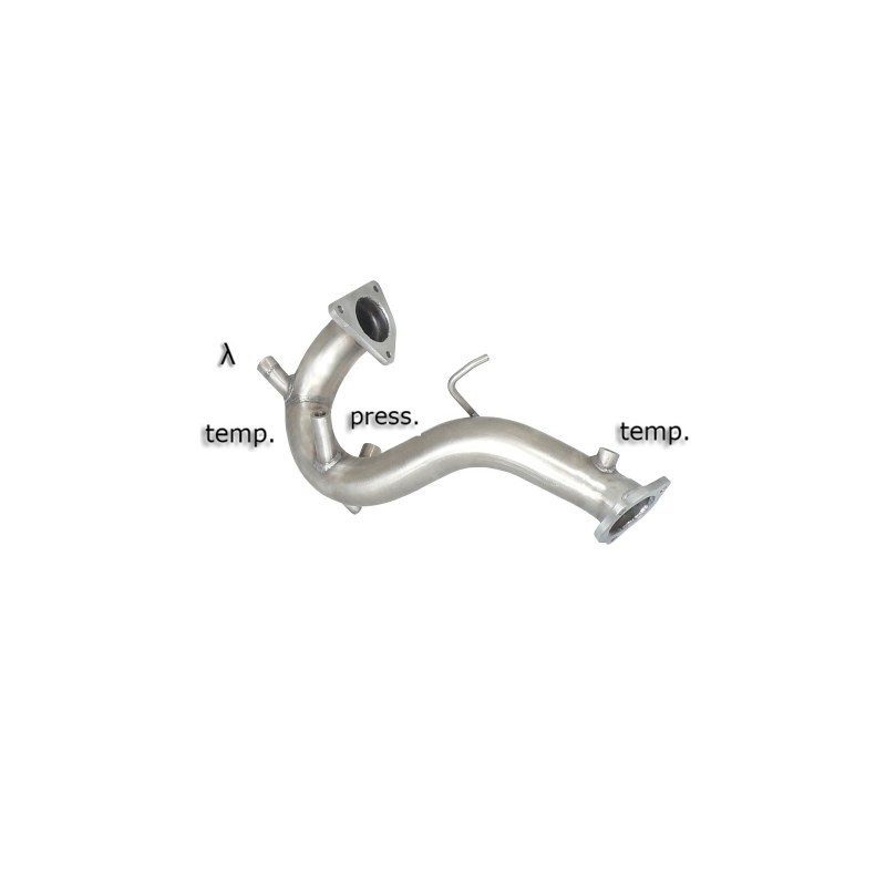 Tube Décatalyseur + Suppression FAP en inox Audi A4 2.7TDI V6 (140KW) 06/2007 - 2011