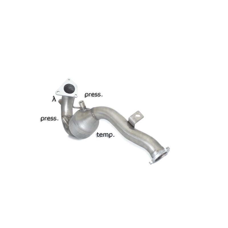 Catalyseur sport Groupe N + remplacement FAP en inox Audi A4 3.0TDI V6 QUATTRO (176KW) 09/2007 - 2011