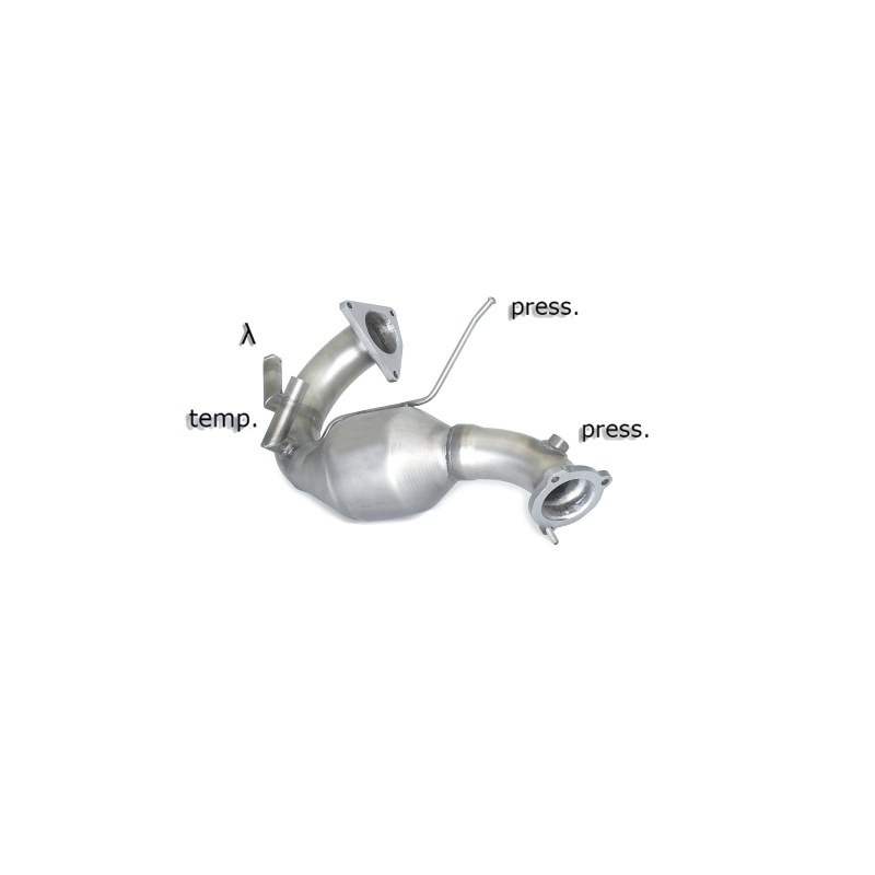 Catalyseur sport + tube remplacement FAP Groupe N Audi A4 3.0TDI V6 QUATTRO (180KW) 07/2011 - 2015