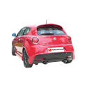 Pot d'échappement arrière duplex Alfa Romeo MiTo(955) 1.4 TB (125KW) MULTIAIR 2009 - Aujourd'hui