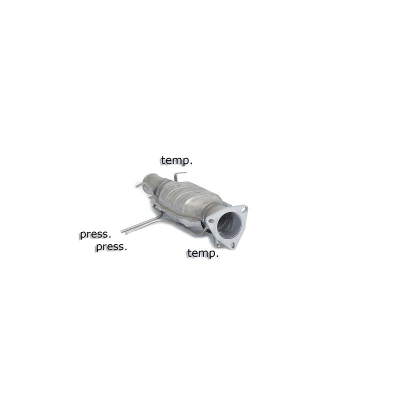 Catalyseur Groupe N en inox remplacement FAP LAND ROVER DISCOVERY 3 - 2.7TD V6 (140KW) 2004 - 08/2009