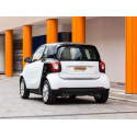 Échappement arrière duplex 2 sorties 70mm SMART FORTWO 1.0 (45KW) 2015 - AUJOURD'HUI