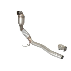 Catalyseur sport + tube remplacement FAP en inox SKODA OCTAVIA II 1.9TDI DPF (77KW) 2006 - 2013