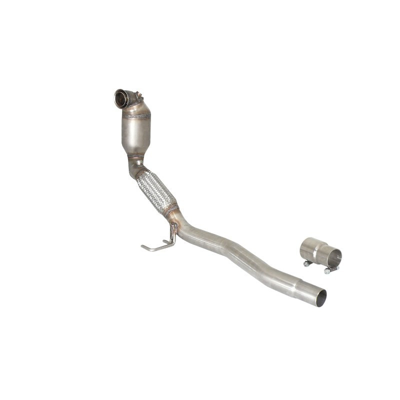 Catalyseur sport + tube remplacement FAP en inox SKODA OCTAVIA II 1.9TDI DPF (77KW) 2006 - 2013