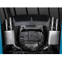 Silencieux intermediaire + Silencieux arrière duplex en inox Ford Mustang V 5.0 V8 (307KW) 2011 - 2015