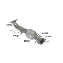 Catalyseur Sport + tube suppression fap MAZDA 5 2.0CD DPF (81/105KW) 2005 - 2009