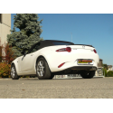 Silencieux arrière en inox 2 sorties 70mm MAZDA MX-5 TYP (ND) 1.5 (96KW) 2015 - AUJOURD'HUI