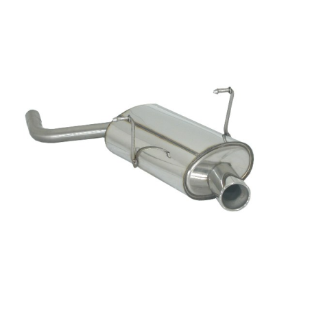 Silencieux arrière en inox sortie 80mm MINI COOPER R50 1.6 I (85KW) + RESTYLING 09/2001 - 10/2006