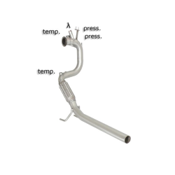 Tube remplacement catalyseur + tube remplacement FAP Seat Ibiza IV(6J) 1.6TDI (66/77KW) 2009 - 2015
