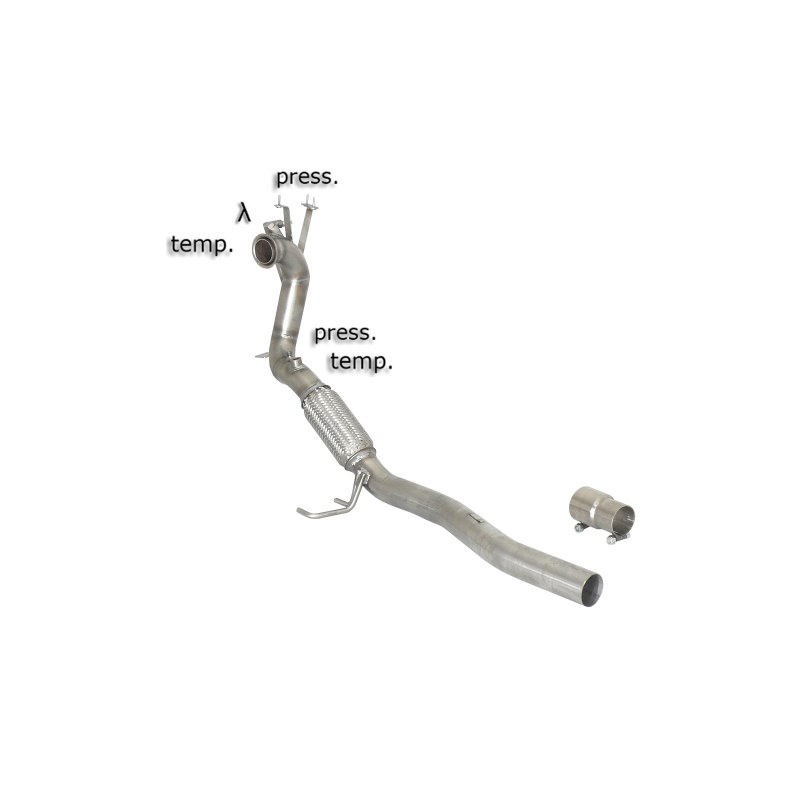 Tube remplacement catalyseur + tube remplacement FAP Seat leon II (1P) 1.6TDI (77KW) 06/2009 - 2013