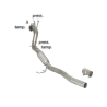 Tube afrique + tube remplacement FAP Seat Leon II(1P) 2.0TDI DPF (103KW) 2010 - 2013