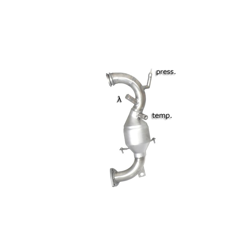 Catalyseur Groupe N + tube de remplacement FAP en inox OPEL ASTRA J 2.0CDTI (118KW) + SPORTS TOURER 2009 - 2012