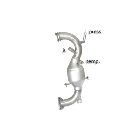 Catalyseur sport Groupe N + tube de remplacement FAP en inox OPEL ASTRA J 2.0CDTI (118KW) + SPORTS TOURER 2009 - 2012