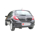 Silencieux arrière en inox 1 sortie ronde 90mm Sport Line OPEL CORSA D 1.3CDTI (55KW) 09/2006 - 2010