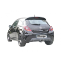 Silencieux d'échappement arrière en inox OPEL CORSA D OPC 1.6 TURBO 141KW (TYP FG11) 09/2006 - 2010