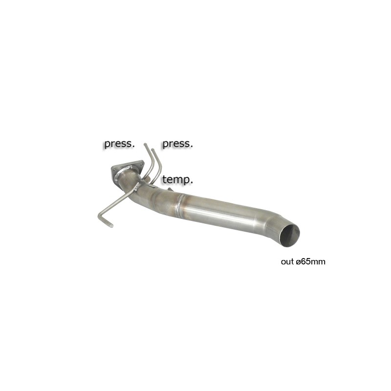 Tube remplacement FAP groupe N en inox Volkswagen Touareg(TYP 7L) 3.0TDI V6 (165KW) 2004 - 2008