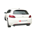 Silencieux arrière duplex en inox Volkswagen Scirocco (1K8) 1.4TSI (118KW) 2008 - 2014 Ragazzon