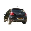 Silencieux arrière en inox Volkswagen Polo 6R 1.4TSI GTI (132KW) 09/2009 - 2014 sortie ovale Sport Line 135 x 90 mm