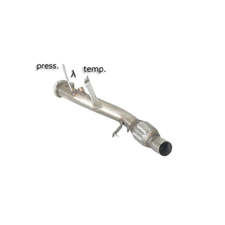 Tube remplacement catalyseur + tube remplacement FAP BMW Serie 1 E87(5portes) 116D (85KW) 2009 - 2013