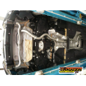 Silencieux intermédiaire + Tubes arrières duplex en inox BMW Série 1 F21 116D - ED (85KW - N47) 2012 - 2015 Inox 1 sortie ronde 
