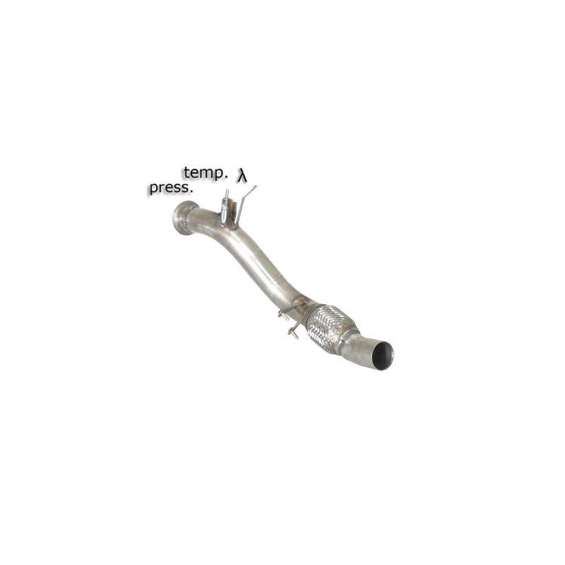 Tube remplacement catalyseur + tube remplacement FAP en inox BMW E90(BERLINA) 320D - 320XD (130KW) 2007 - 2010
