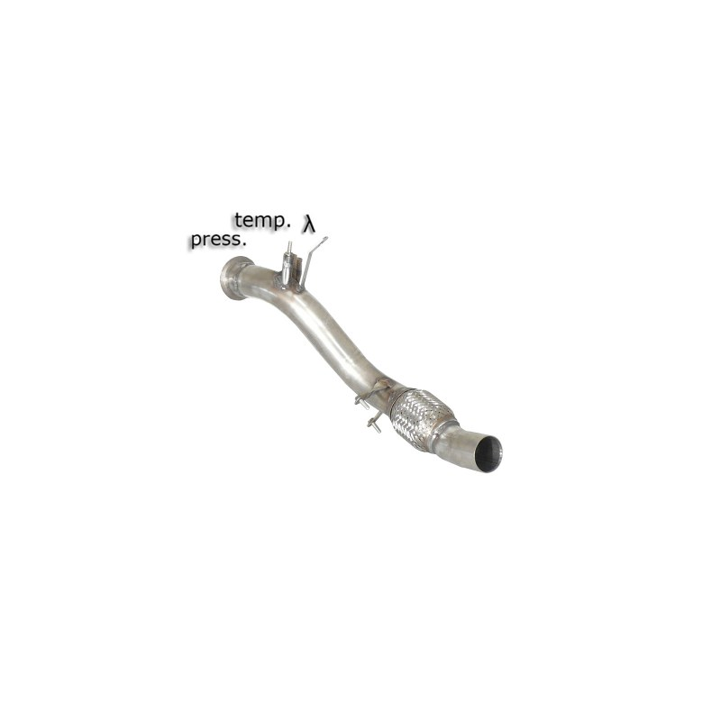 Tube remplacement catalyseur + tube remplacement FAP en inox BMW Série 3 E90(BERLINA) 320D - 320XD (135KW) 2010 - 2012