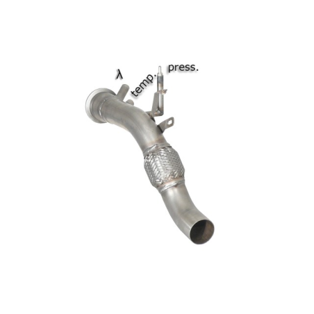 Tube afrique + tube suppression FAP en inox BMW Série 3 E91(TOURING) 330D-XD (180KW) 2008 - 2012