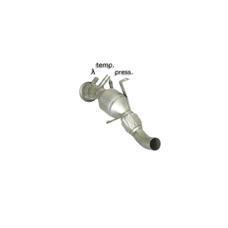 Catalyseur groupe N + Tube remplacement FAP en inox BMW Série 3 E92(COUPÉ) 325D (145KW) 09/2006 - 2010